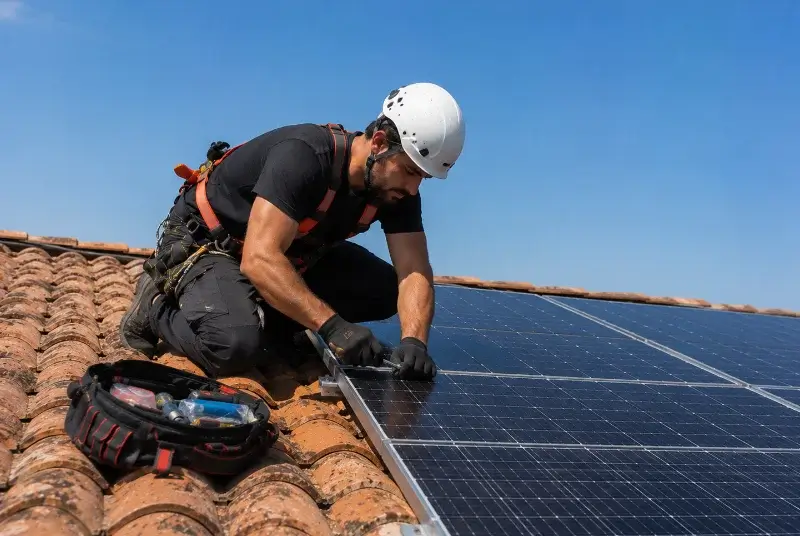 Maintenance et monitoring de panneaux solaires à Peypin