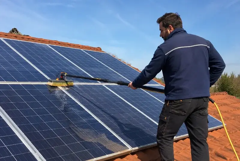 Nettoyage et entretien de panneaux solaires à Peypin